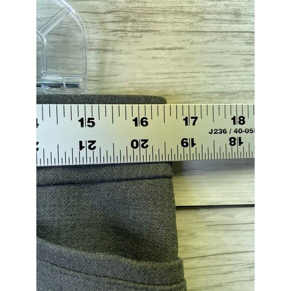Express Columnist Pants Womens 12 Gray Bootcut High Rise Work Career - Picture 5 of 12